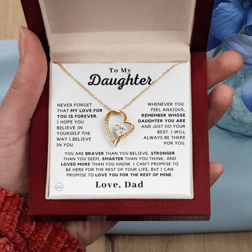 To My Daughter, Love Dad - My Love For You is Forever