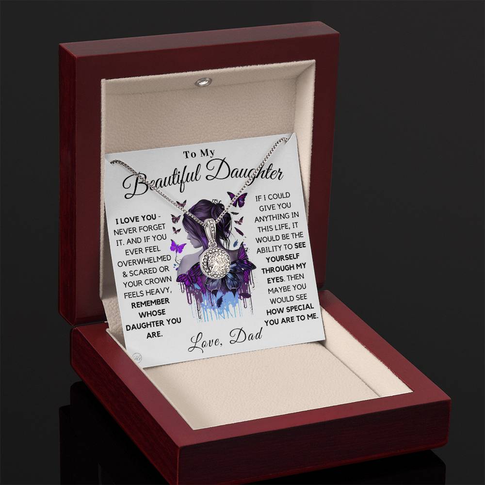 Gift for Daughter from Dad - See Yourself Through My Eyes