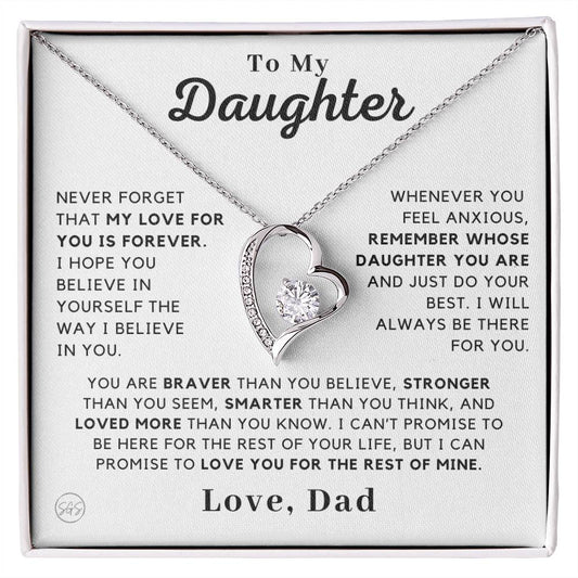 To My Daughter, Love Dad - My Love For You is Forever