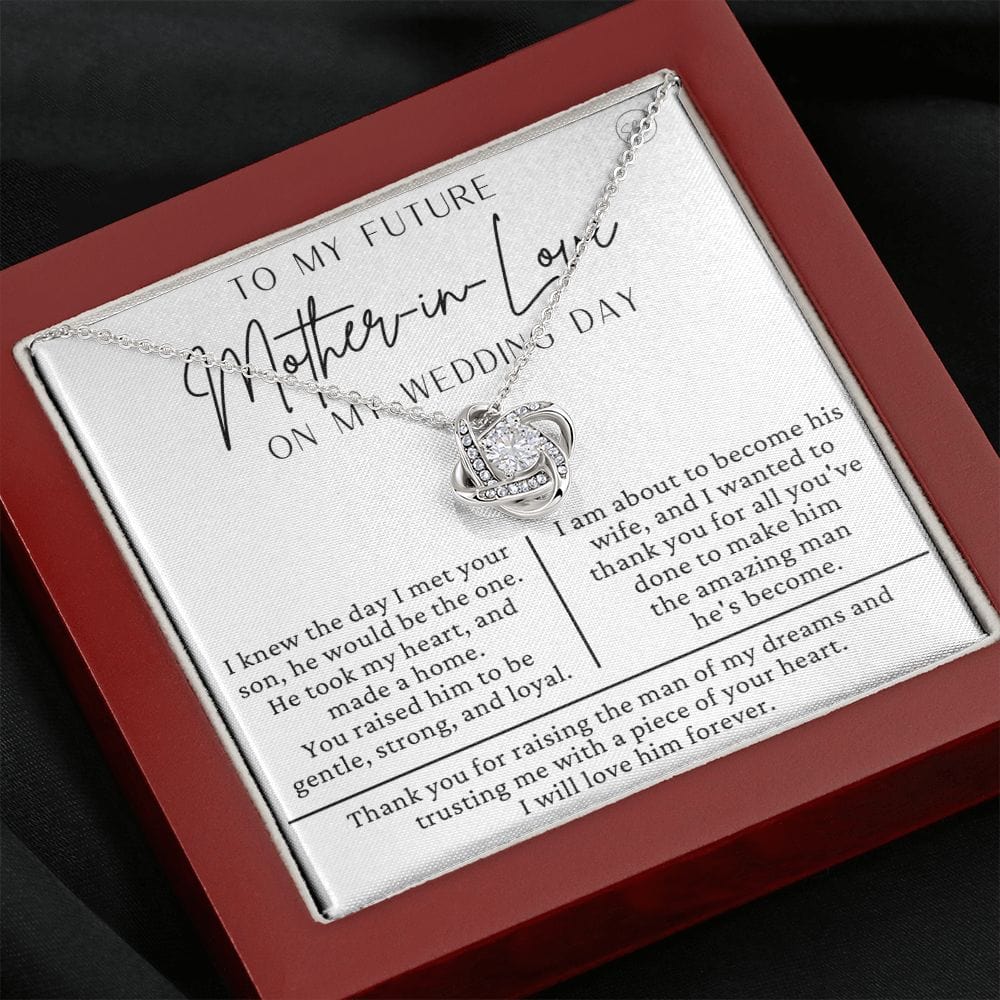 Mother in Law Gift for Wedding Day | Future Mother in Law, Meaningful Mother of the Groom Necklace, From the Bride, Gift for Mother in Law g15