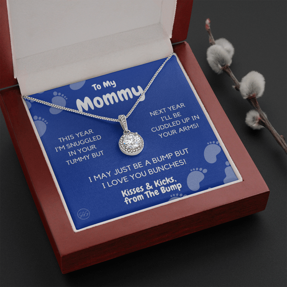 Baby to Mom Gift | Mother's Day Present from the Baby Bump, Mommy To Be Necklace, Gift for Expecting Mom From Baby Boy or Girl, New Mom 04E