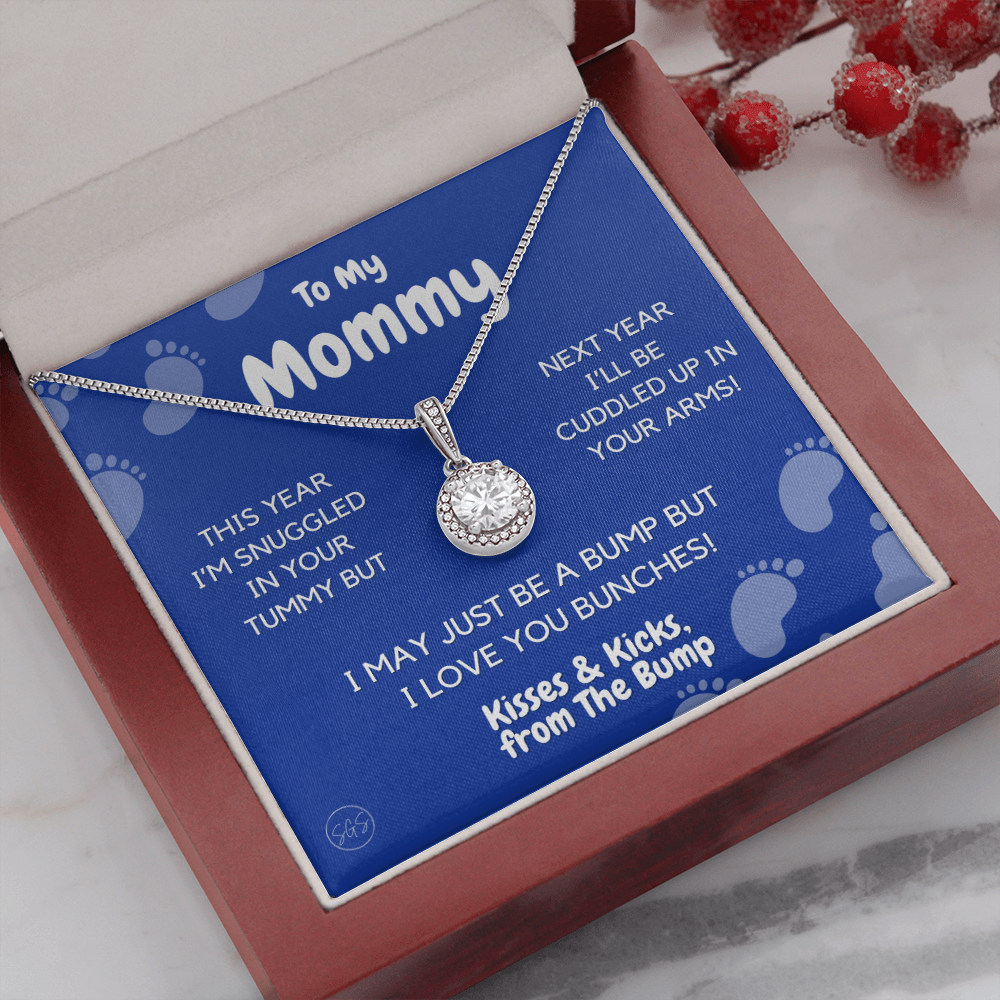 Baby to Mom Gift | Mother's Day Present from the Baby Bump, Mommy To Be Necklace, Gift for Expecting Mom From Baby Boy or Girl, New Mom 04E
