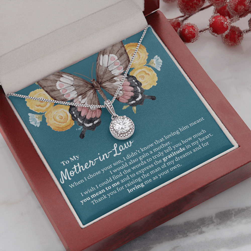 Mother-in-Law Gift | Mother's Day Present, Butterfly Necklace, Mother Of The Groom Gift, Meaningful Gift from Daughter-in-Law, Wedding Gift