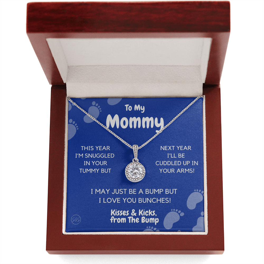 Baby to Mom Gift | Mother's Day Present from the Baby Bump, Mommy To Be Necklace, Gift for Expecting Mom From Baby Boy or Girl, New Mom 04E