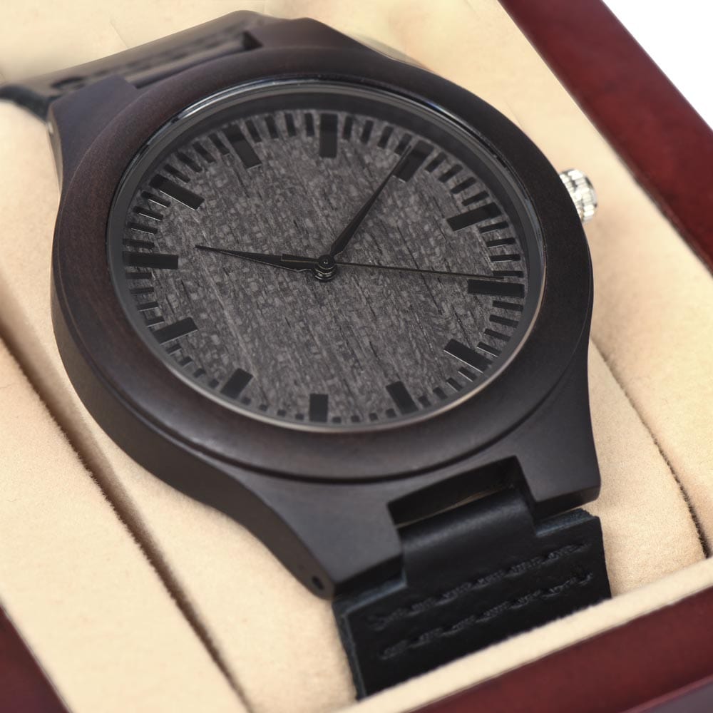 Son of the Bride Gift | Wooden Watch for Him, I Loved You First, Thank You Gift From Mom, Wedding Gift for Son of the Bride
