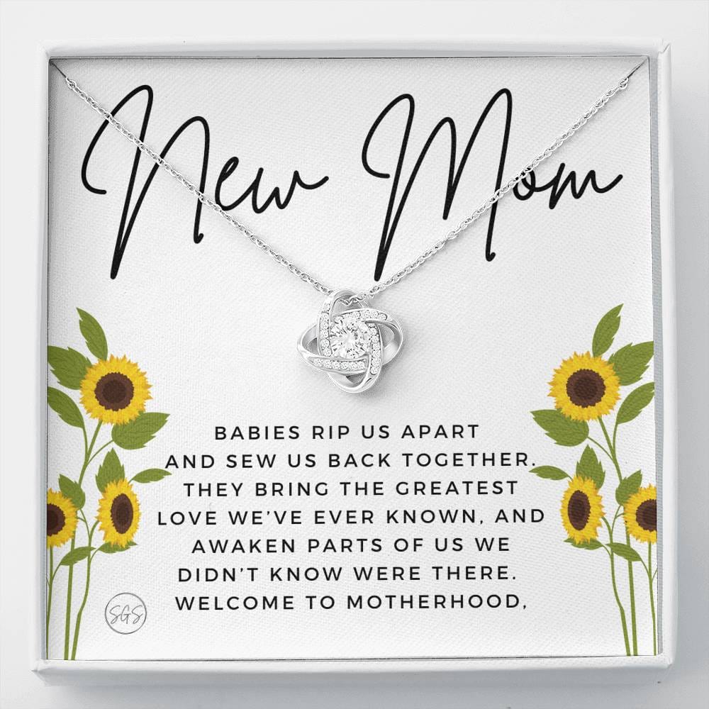 new mom 0709l Necklace Love Knot
