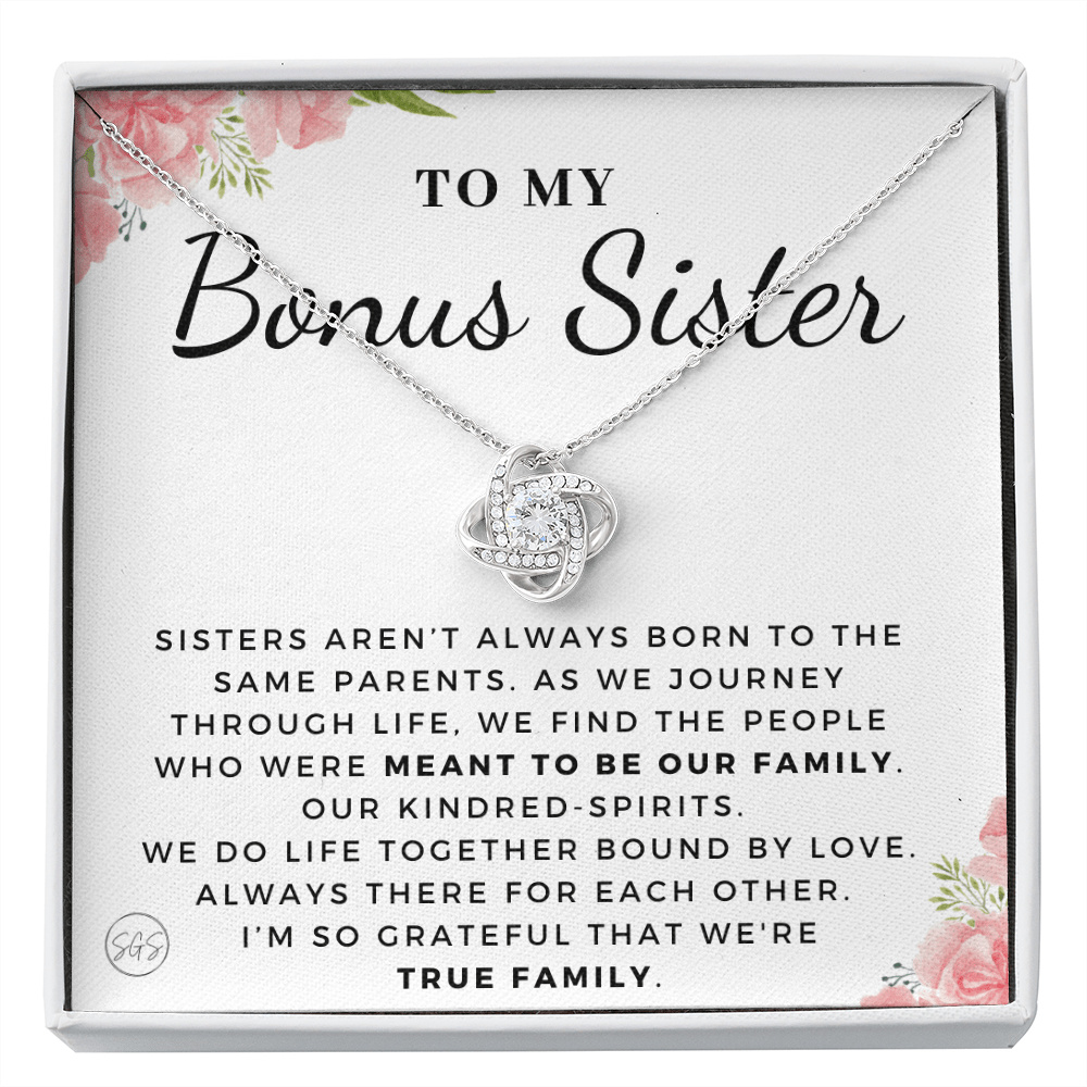 Bonus Sister Gift | Sister in Law Gift, Best Friend Necklace, Roommate, Step Sister, Christian, Birthday 25th, 16th, 30th, Christmas 1104aKA