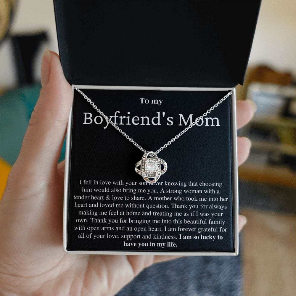 Gift for My Boyfriend's Mom - Thank You for Bringing Me Into This Family