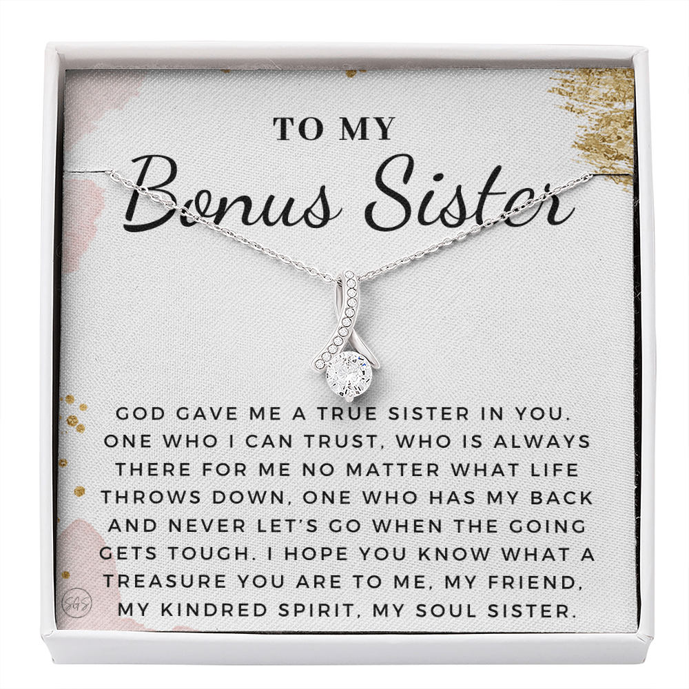 Bonus Sister Gift Sister in Law Gift Best Friend Necklace