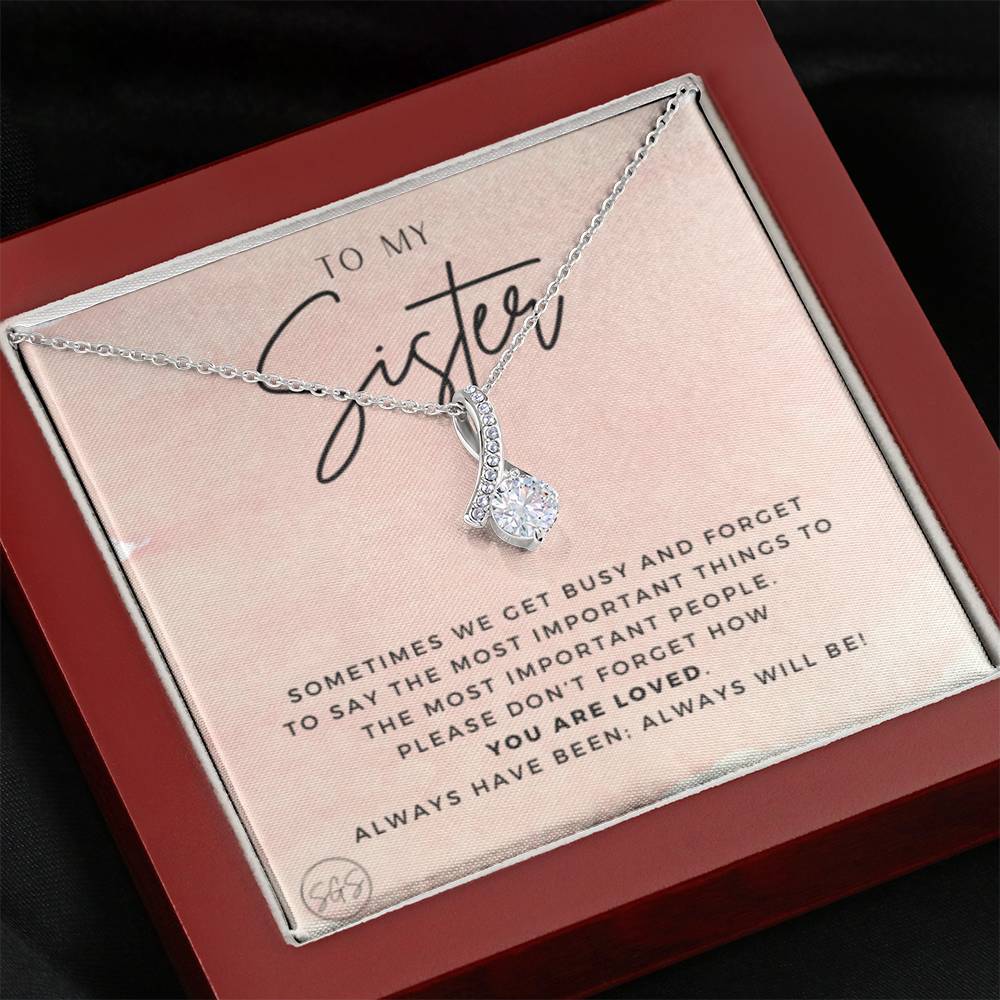 0625F Sister Necklace Beauty