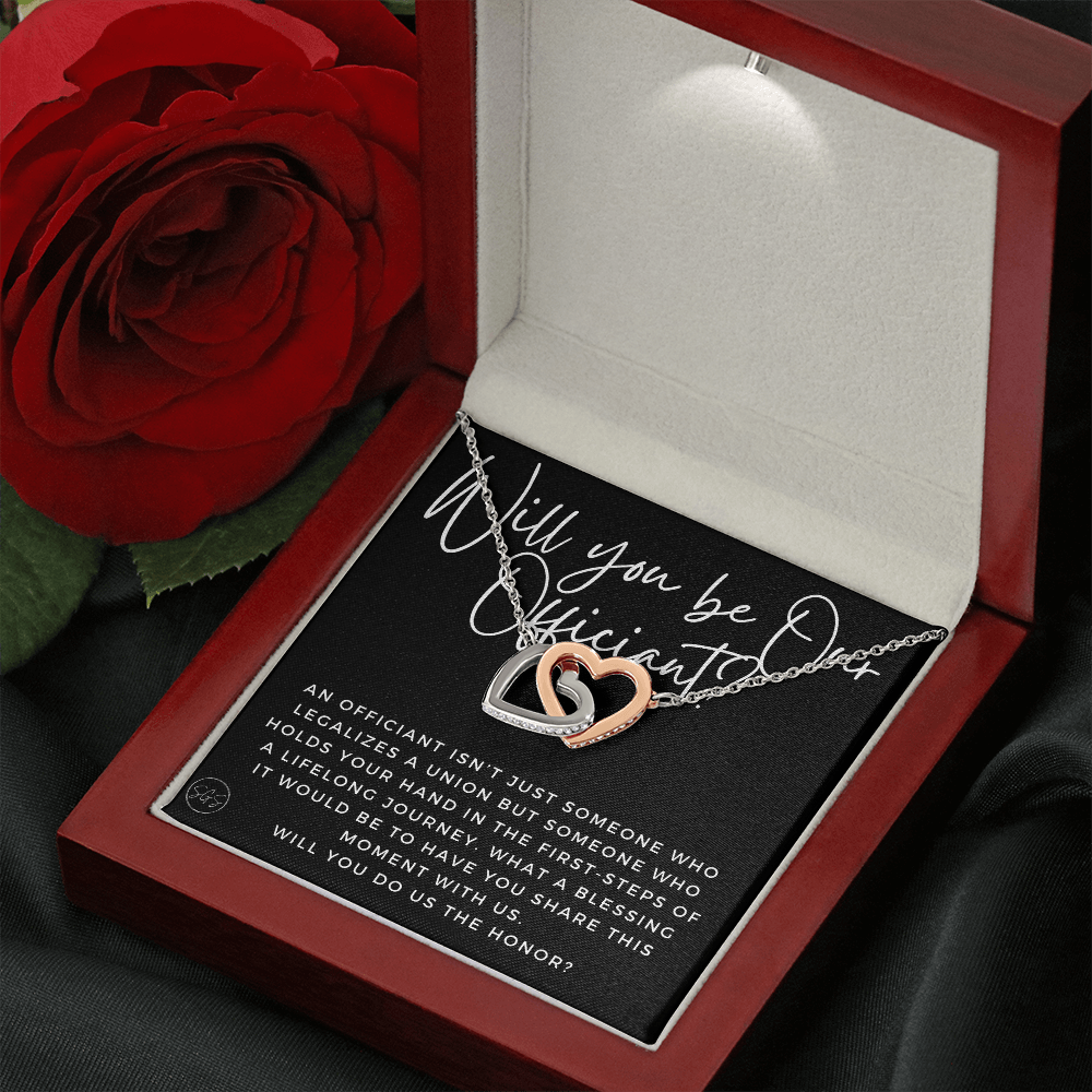 Will You Be Our Wedding Officiant? Officiant Proposal Gift, Wedding Planning, From the Bride & Groom 0817cH