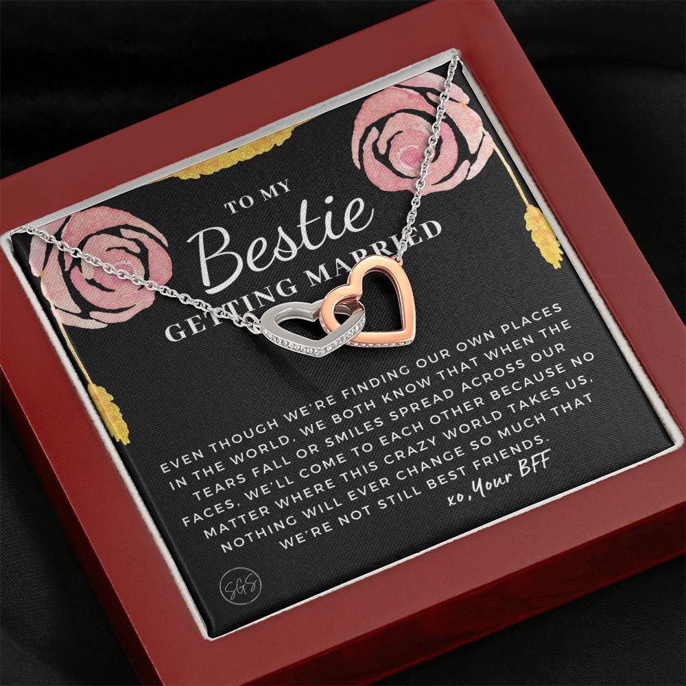 To My Bestie Getting Married | Stuff Gina Says, Wedding, Bridal Shower Gift, Soulmate BFF, Best Friends Quote, Rehearsal Dinner, To Bride, Necklace STILLBF8H