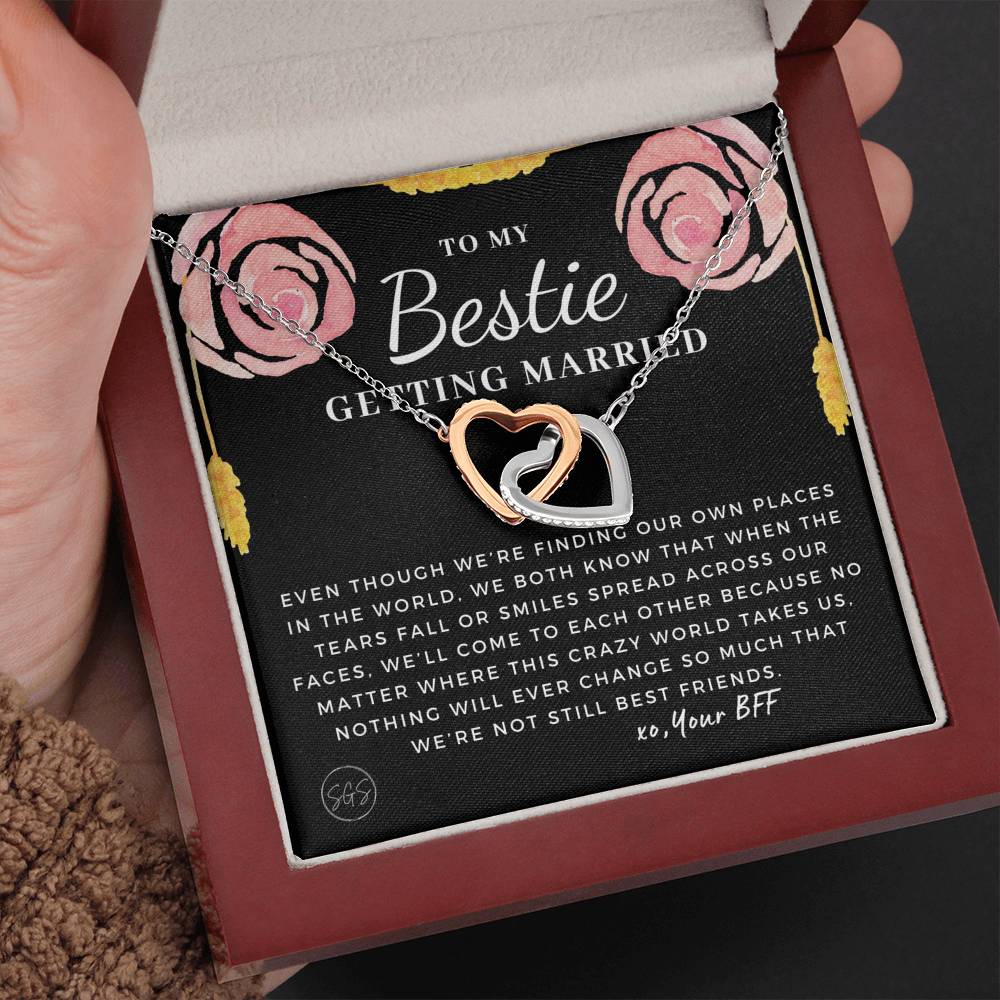 To My Bestie Getting Married | Stuff Gina Says, Wedding, Bridal Shower Gift, Soulmate BFF, Best Friends Quote, Rehearsal Dinner, To Bride, Necklace STILLBF8H