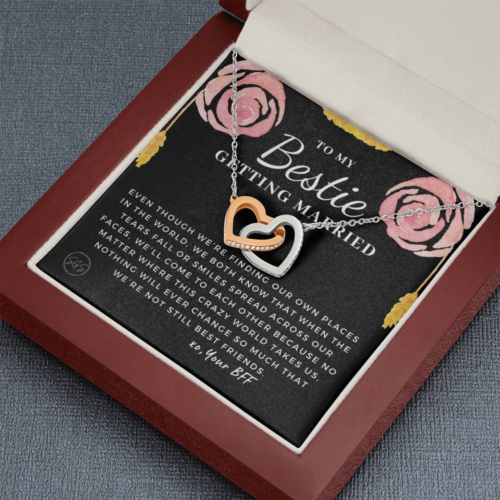 To My Bestie Getting Married | Stuff Gina Says, Wedding, Bridal Shower Gift, Soulmate BFF, Best Friends Quote, Rehearsal Dinner, To Bride, Necklace STILLBF8H