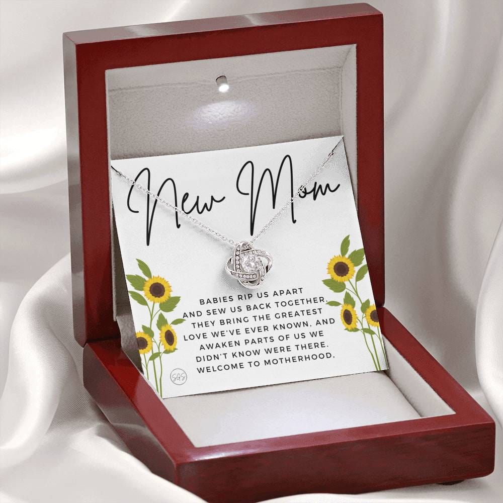 new mom 0709l Necklace Love Knot