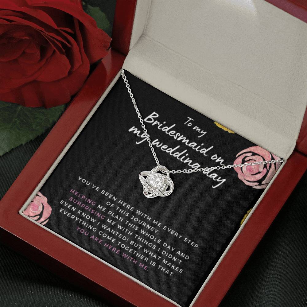 BridesmaidThingsIDidntKnowIWanted Necklace Love Knot