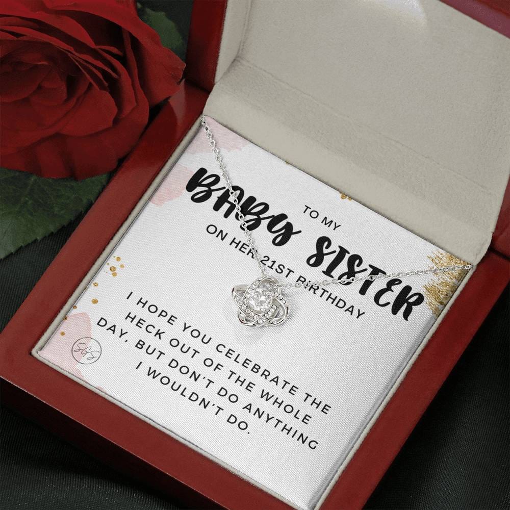 sister21birthday 0628J Necklace Love Knot