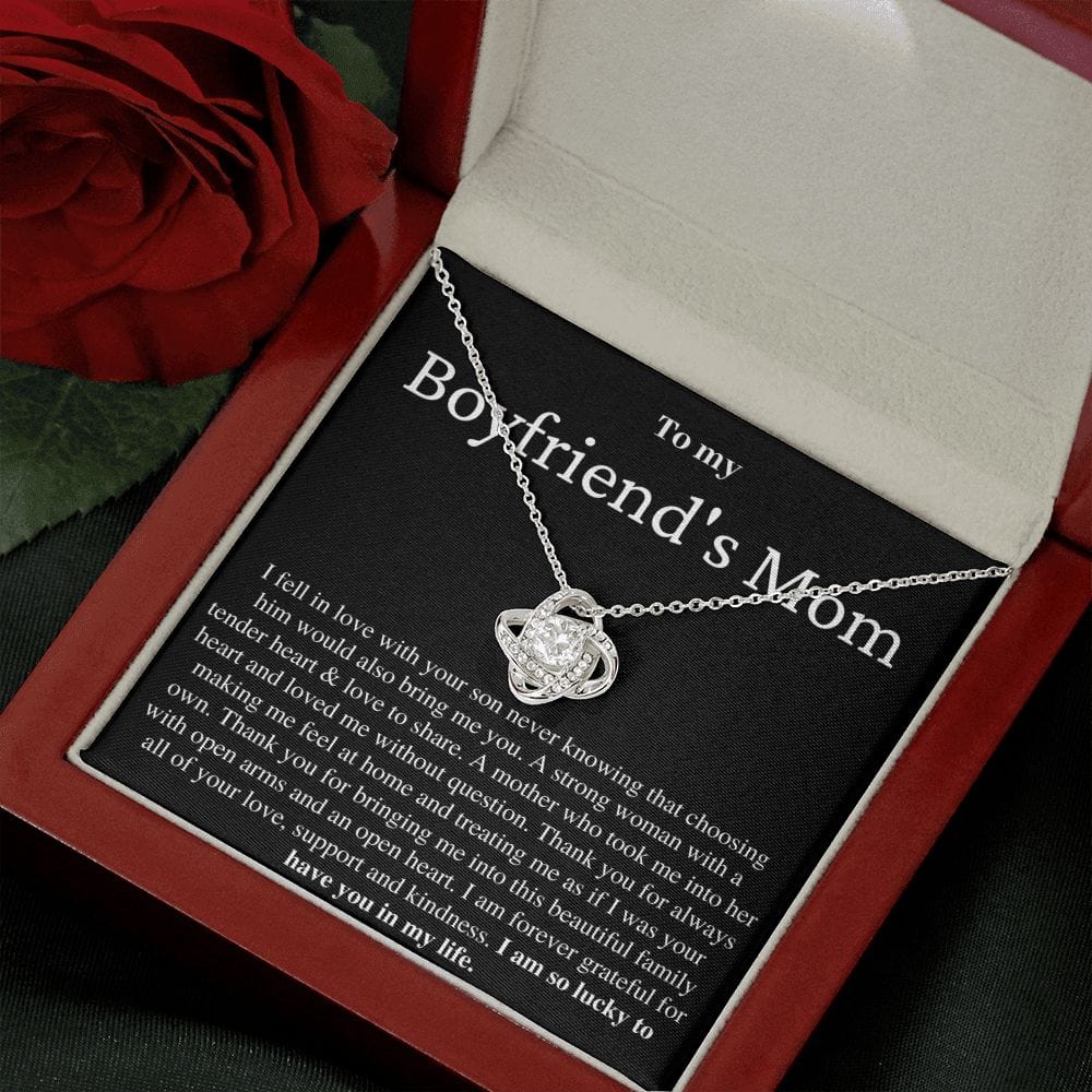 Gift for My Boyfriend's Mom - Thank You for Bringing Me Into This Family