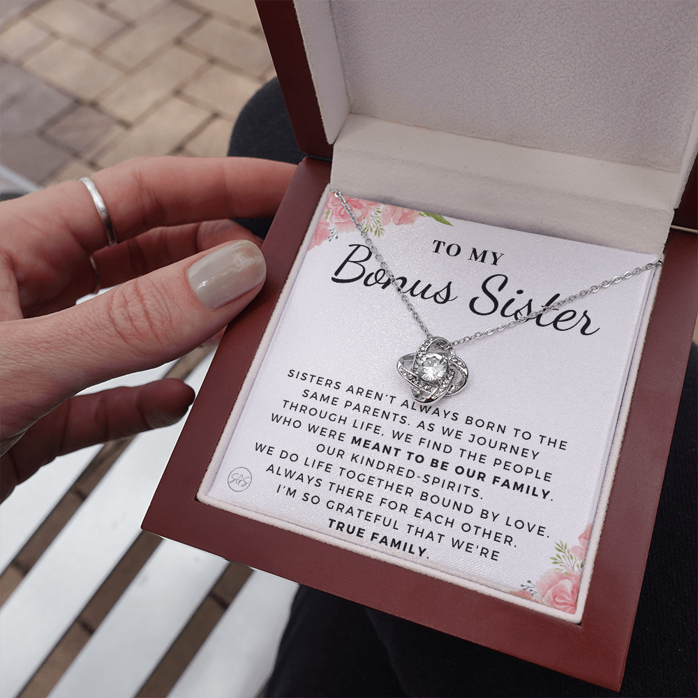 Bonus Sister Gift | Sister in Law Gift, Best Friend Necklace, Roommate, Step Sister, Christian, Birthday 25th, 16th, 30th, Christmas 1104aKA