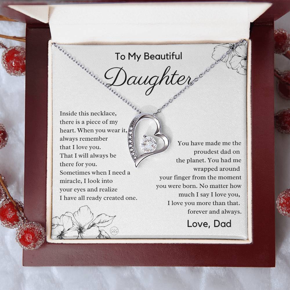 The Perfect Gift For Daughter - From Dad - You are My Miracle