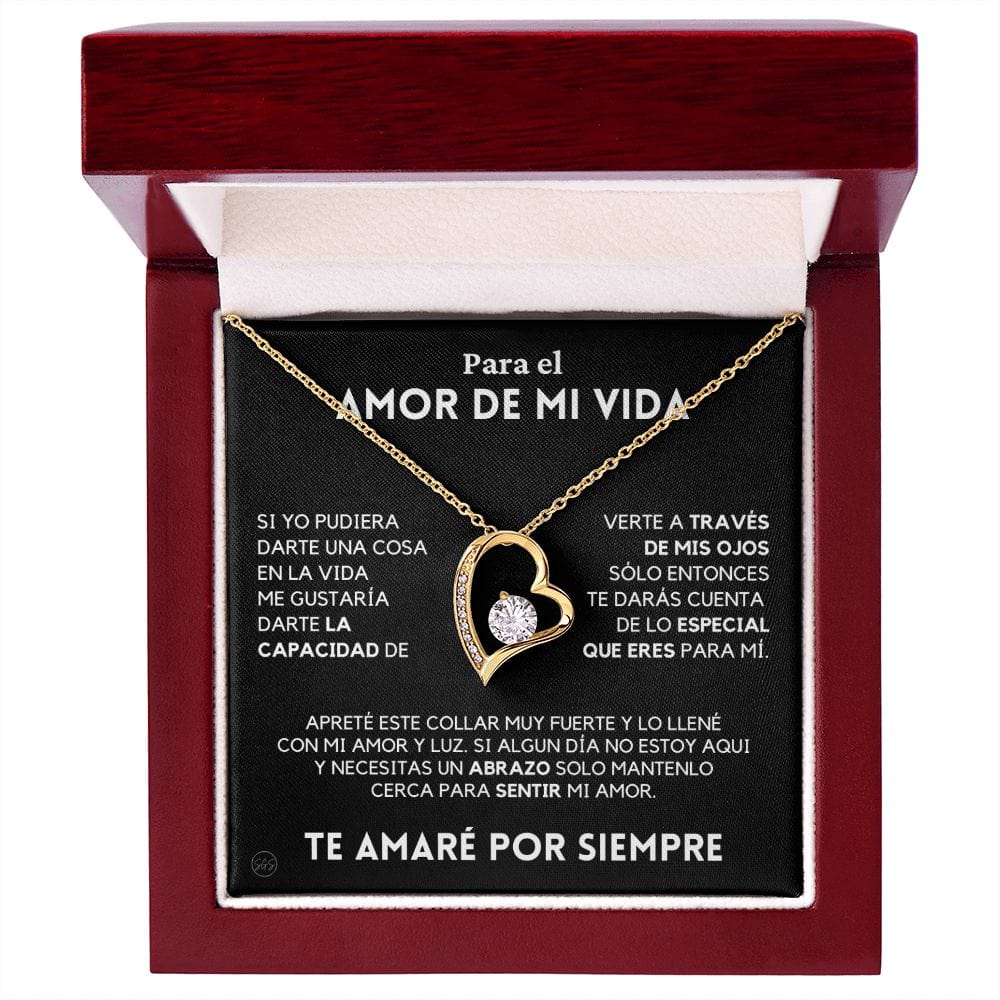 Un Regalo Unico Para El Amor de Mi Vida / Collar y Mensaje | Gift for Soulmate in Spanish, Wife/Esposa, Girlfriend/Novia, Necklace for Her 1