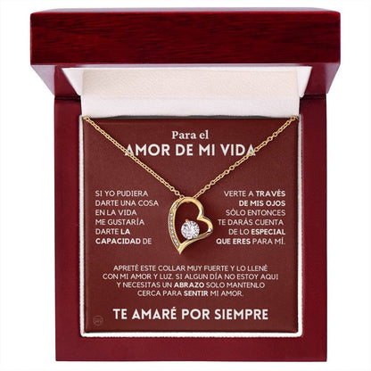 UN REGALO UNICO PARA EL AMOR DE MI VIDA / COLLAR Y MENSAJE | Gift for Soulmate in Spanish, Wife/Esposa, Girlfriend/Novia, Necklace for Her 3