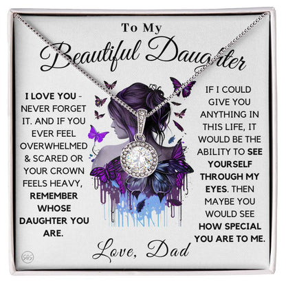 Gift for Daughter from Dad - See Yourself Through My Eyes
