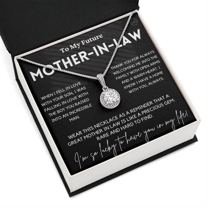 Mother in Law Gift for Wedding Day | Future Mother in Law, Meaningful Mother of the Groom Necklace, From the Bride, Gift for Mother in Law