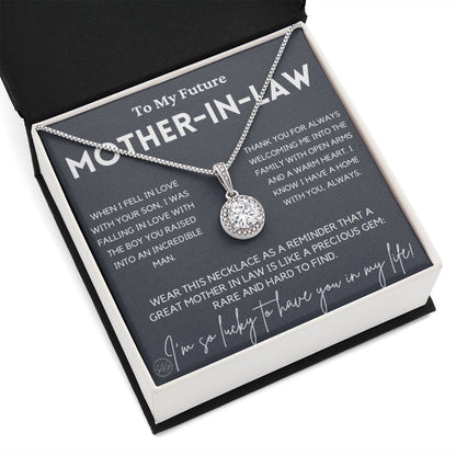 Mother in Law Gift for Wedding Day | Future Mother in Law, Meaningful Mother of the Groom Necklace, From the Bride, Gift for Mother in Law