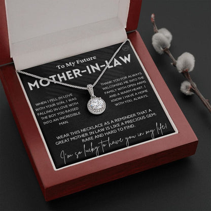 Mother in Law Gift for Wedding Day | Future Mother in Law, Meaningful Mother of the Groom Necklace, From the Bride, Gift for Mother in Law