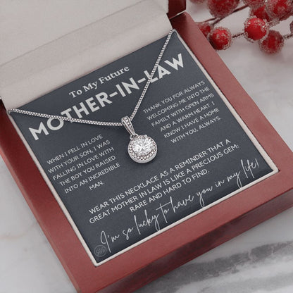 Mother in Law Gift for Wedding Day | Future Mother in Law, Meaningful Mother of the Groom Necklace, From the Bride, Gift for Mother in Law