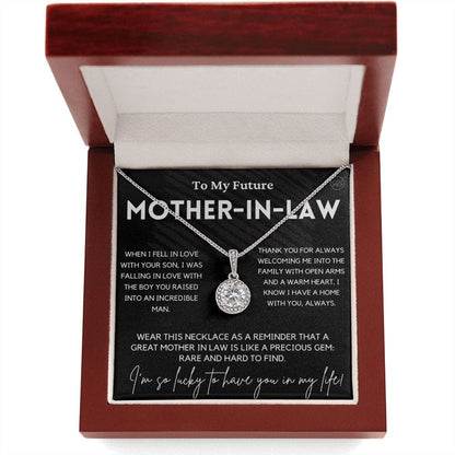 Mother in Law Gift for Wedding Day | Future Mother in Law, Meaningful Mother of the Groom Necklace, From the Bride, Gift for Mother in Law