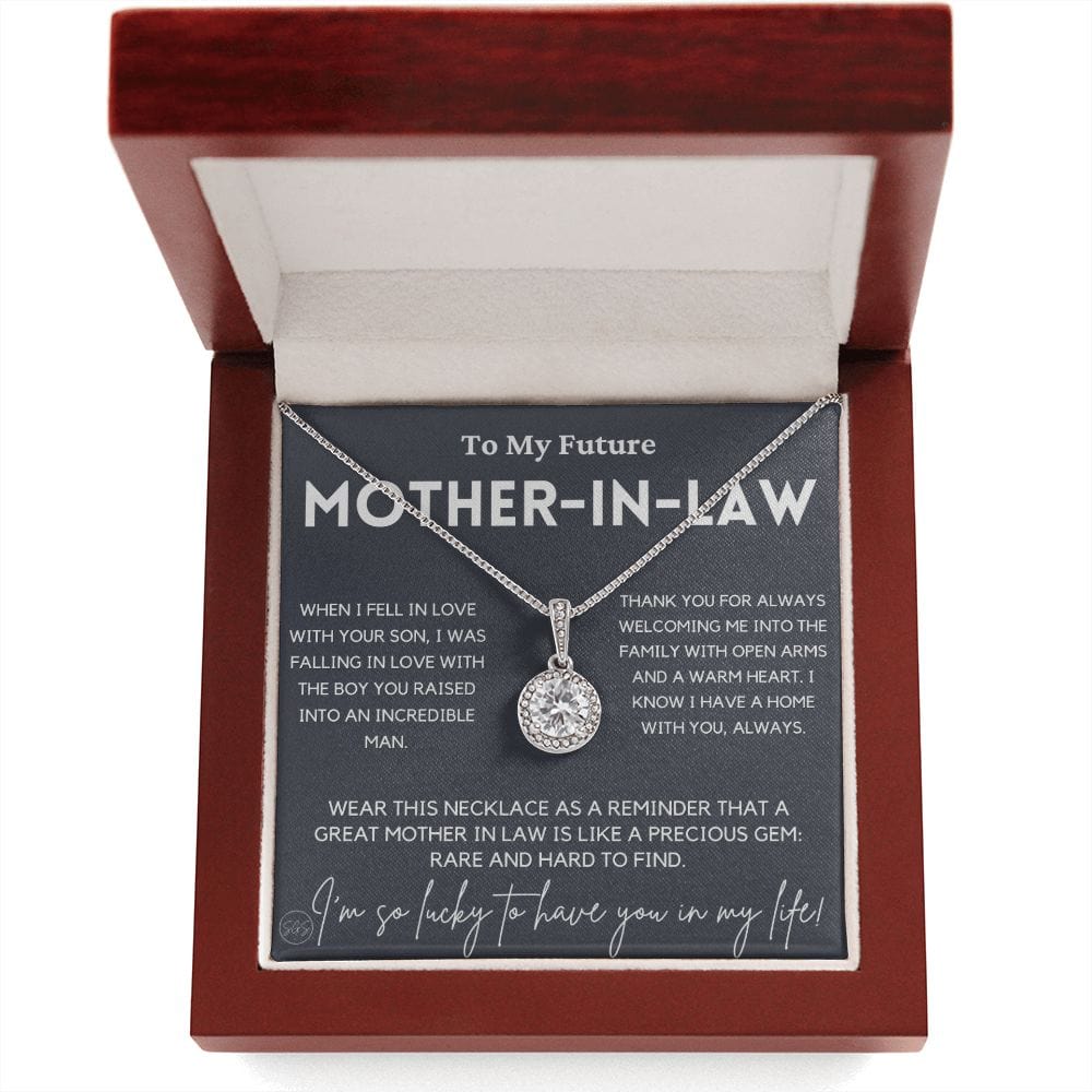 Mother in Law Gift for Wedding Day | Future Mother in Law, Meaningful Mother of the Groom Necklace, From the Bride, Gift for Mother in Law