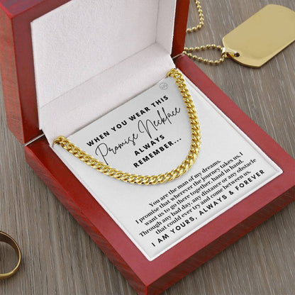 Promise Necklace for Him - Romantic Gift for Boyfriend