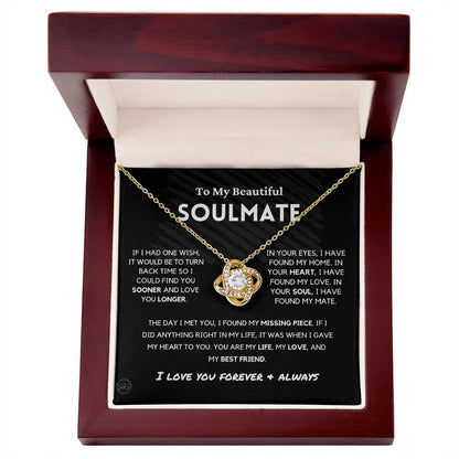 Gift for Soulmate - When I Met You, I Found My Missing Piece