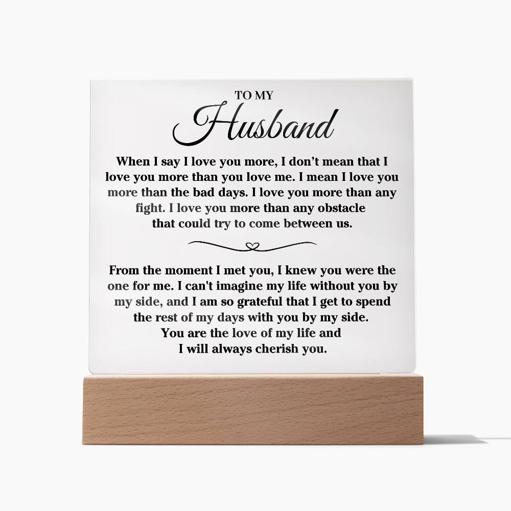 To My Husband - The Only One For Me