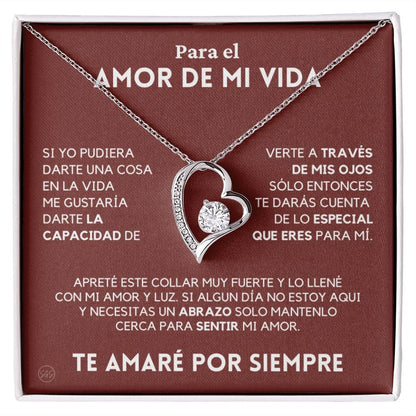 UN REGALO UNICO PARA EL AMOR DE MI VIDA / COLLAR Y MENSAJE | Gift for Soulmate in Spanish, Wife/Esposa, Girlfriend/Novia, Necklace for Her 3