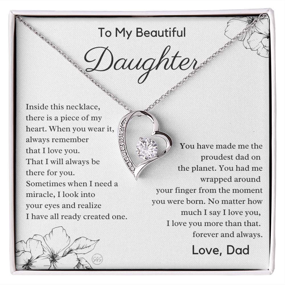 The Perfect Gift For Daughter - From Dad - You are My Miracle