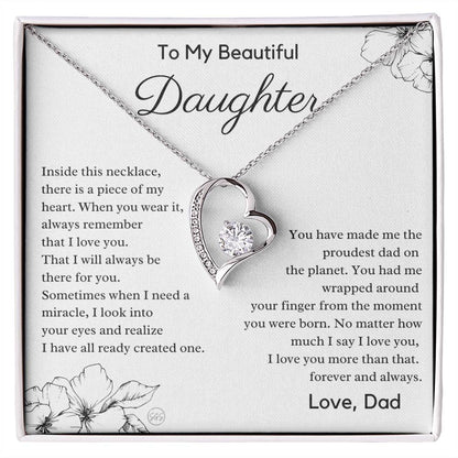 The Perfect Gift For Daughter - From Dad - You are My Miracle