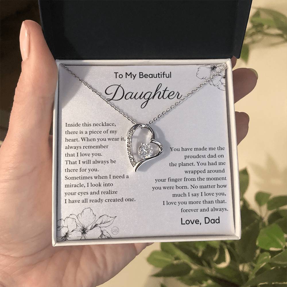 The Perfect Gift For Daughter - From Dad - You are My Miracle