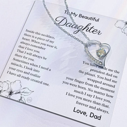 The Perfect Gift For Daughter - From Dad - You are My Miracle