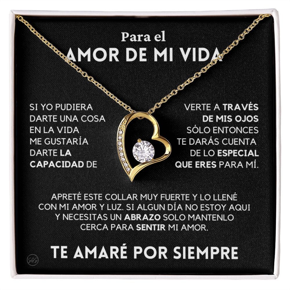 Un Regalo Unico Para El Amor de Mi Vida / Collar y Mensaje | Gift for Soulmate in Spanish, Wife/Esposa, Girlfriend/Novia, Necklace for Her 1