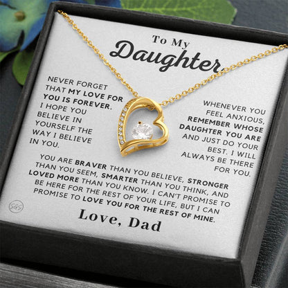 To My Daughter, Love Dad - My Love For You is Forever