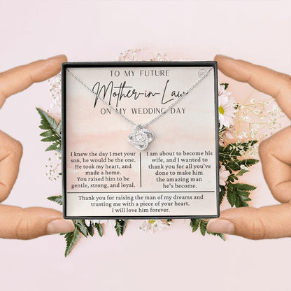 Mother in Law Gift for Wedding Day | Future Mother in Law, Meaningful Mother of the Groom Necklace, From the Bride, Gift for Mother in Law g13