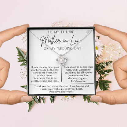 Mother in Law Gift for Wedding Day | Future Mother in Law, Meaningful Mother of the Groom Necklace, From the Bride, Gift for Mother in Law g12