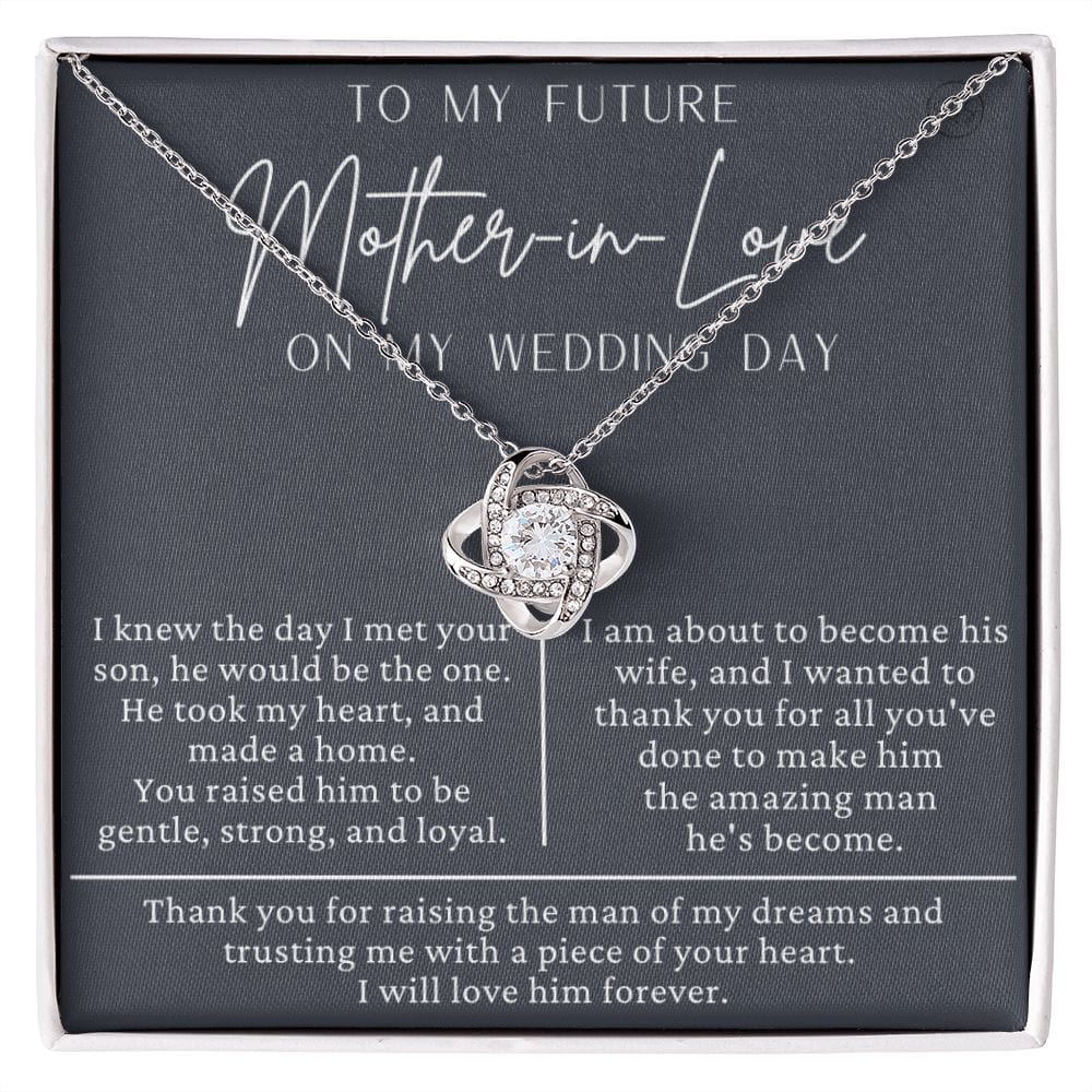 Mother in Law Gift for Wedding Day | Future Mother in Law, Meaningful Mother of the Groom Necklace, From the Bride, Gift for Mother in Law g17