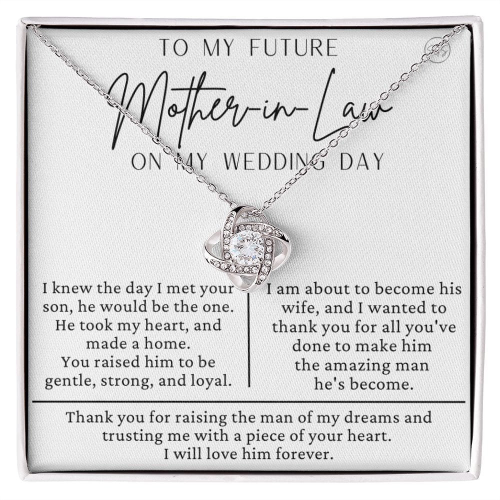 Mother in Law Gift for Wedding Day | Future Mother in Law, Meaningful Mother of the Groom Necklace, From the Bride, Gift for Mother in Law g12