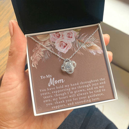 To My Mom Gift for Wedding Day | Meaningful Mother of the Bride Necklace, Gift for Mother, I Can't Say I Do Without You From Daughter b3