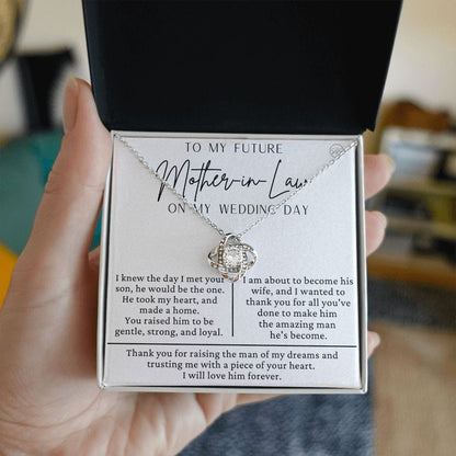 Mother in Law Gift for Wedding Day | Future Mother in Law, Meaningful Mother of the Groom Necklace, From the Bride, Gift for Mother in Law g12