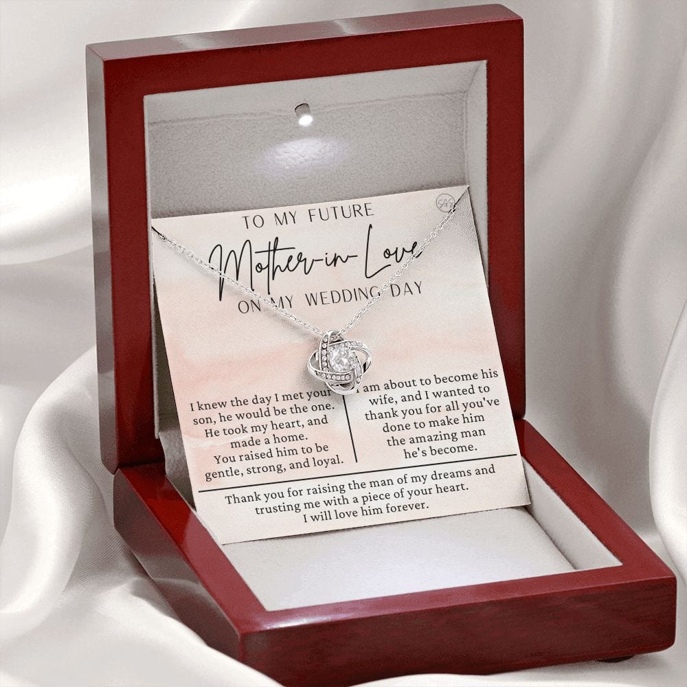 Mother in Law Gift for Wedding Day | Future Mother in Law, Meaningful Mother of the Groom Necklace, From the Bride, Gift for Mother in Law g16
